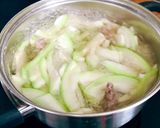 Hình bước làm 4 của món Canh Bầu Nấu Thịt Băm