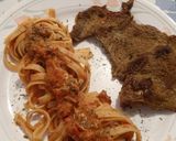Foto del paso 6 de la receta: Fettuccine al Pomodoro para acompañar milanesa de res