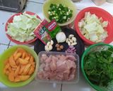 Foto langkah ke 1 dari resep Capcay kuah bening & nyemeg.