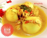 Foto langkah ke 4 dari resep Gulai Ayam Telur.