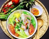 Hình bước làm 4 của món Canh Chua Cá Diêu Hồng