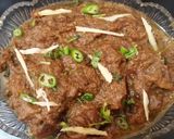 A picture of step 2 of Black pepper Beef karahi.
