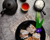 Foto langkah ke 6 dari resep Apem Gula Merah Tabur Kelapa.