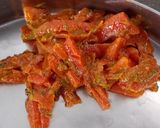 गाजर की सब्जी (Gajar ki sabji recipe in Hindi) रेसिपी चरण 4 फोटो
