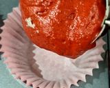 Φωτογραφία βήματος 5 της συνταγής Red velvet cupcake, κεκάκια ατομικά με κρέμα τυριού