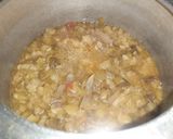 A picture of step 4 of Tori ki sabji.