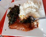 A picture of step 4 of White rice and vegetable.