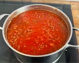 Une image de l'étape 4 de La bolo de Toscane, sauce ragù au fenouil.