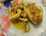 Foto del paso 10 de la receta: Pollo al curry con papas al natural tostadas