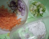 Foto langkah ke 2 dari resep Nugget Tahu Udang Oatmeal.