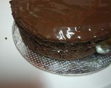 A picture of step 3 of Biscuit chocolate gems cake.