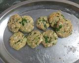 A picture of step 2 of Crispy potato paneer cheesy lollipop.