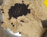 A picture of step 4 of Almond wheat flour choco cookie.