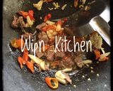 Foto langkah ke 2 dari resep Sawi Asin Cah Daging Sapi.