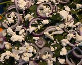 Édesburgonyás lepény spenóttal és fetával sütőben recept fázis 3 fotója