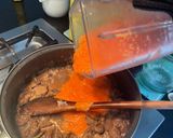 Foto del paso 4 de la receta: Espaguetis con carne al vino tinto y tomate