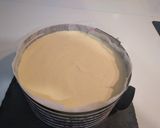 Foto del paso 18 de la receta Tarta de mousse de frambuesa y mango y bizcocho de pistachos