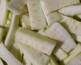 A picture of step 1 of Nenua(Sponge Gourd) And Urad Badi Sabzi.