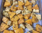 Foto del paso 3 de la receta: Zapallo y batata crujiente al horno