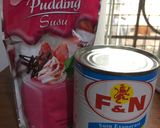 Foto langkah ke 1 dari resep Puding puyo asli enak hanya dengan 3 bahan saja.
