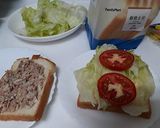 黑胡椒鮪魚起司三明治的食譜步驟2照片