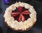 Foto del paso 2 de la receta: Cheesecake rellena de fresas 🍓