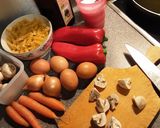 Bratnudeln mit Ei Rezeptschritt 2 Foto
