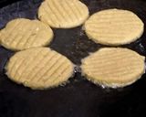A picture of step 9 of Thapi Gur Mewa tikki.