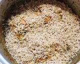 A picture of step 7 of Chicken Biryani.