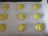 Galletas de Matcha con pistachos