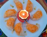 A picture of step 10 of Rose shaped Khajyache Layered Kanavla (CKP style).