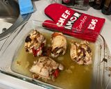 Foto del paso 11 de la receta: Contramuslos de pollo deshuesados rellenos y al horno