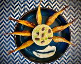 Foto del paso 7 de la receta: Salmonetes en harina de garbanzo con cous cous aromatizado con hierbabuena y comino