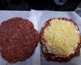 Foto del paso 6 de la receta: Hamburguesa rellena gigante!