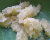 Foto langkah ke 1 dari resep Bola Bola Manisan Pepaya Muda Asam Jawa Bunga Telang.
