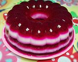 Foto langkah ke 4 dari resep Puding Buah Naga lapis Susu.