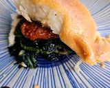 Foto del paso 10 de la receta: Bacalao Skrey con espinacas y muselina de ajo 💖💖💖💖