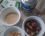 Hình bước làm 1 của món Sữa hạt mít, lạc