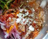 A picture of step 1 of 5 Minute High Protein Cheese Paneer Veg Tikki Sandwich For Tiffin/Party.
