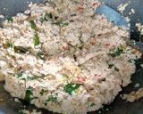Foto langkah ke 5 dari resep Pepes Tahu Kemangi Khas Sunda.