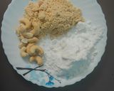 A picture of step 1 of Chocolate sesame wheat ladoo.