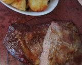Foto del paso 5 de la receta: Tapa de asado inyectada con cerveza y papas, batatas al horno