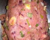 A picture of step 7 of Pav bhaji heart Paratha.