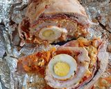 Foto del paso 7 de la receta: Arrollado de pollo con papas y champiñones