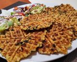 Sós gofri, maradék törtburgonyából (glutén- és tejmentes) recept fázis 3 fotója