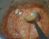 A picture of step 2 of Jain Matar Paneer.