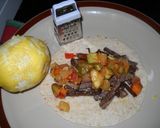 Foto del paso 12 de la receta: Tacos con carne y pisto
