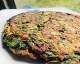 Foto del paso 3 de la receta: Tortilla de hojas de remolacha🥬