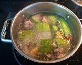 Hình bước làm 3 của món Canh mướp đắng nhồi thịt
