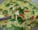 รูปขั้นตอนการทำที่ 2 ของ แกงเขียวหวานอกไก่(240kcal)